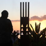 Marae et sunset